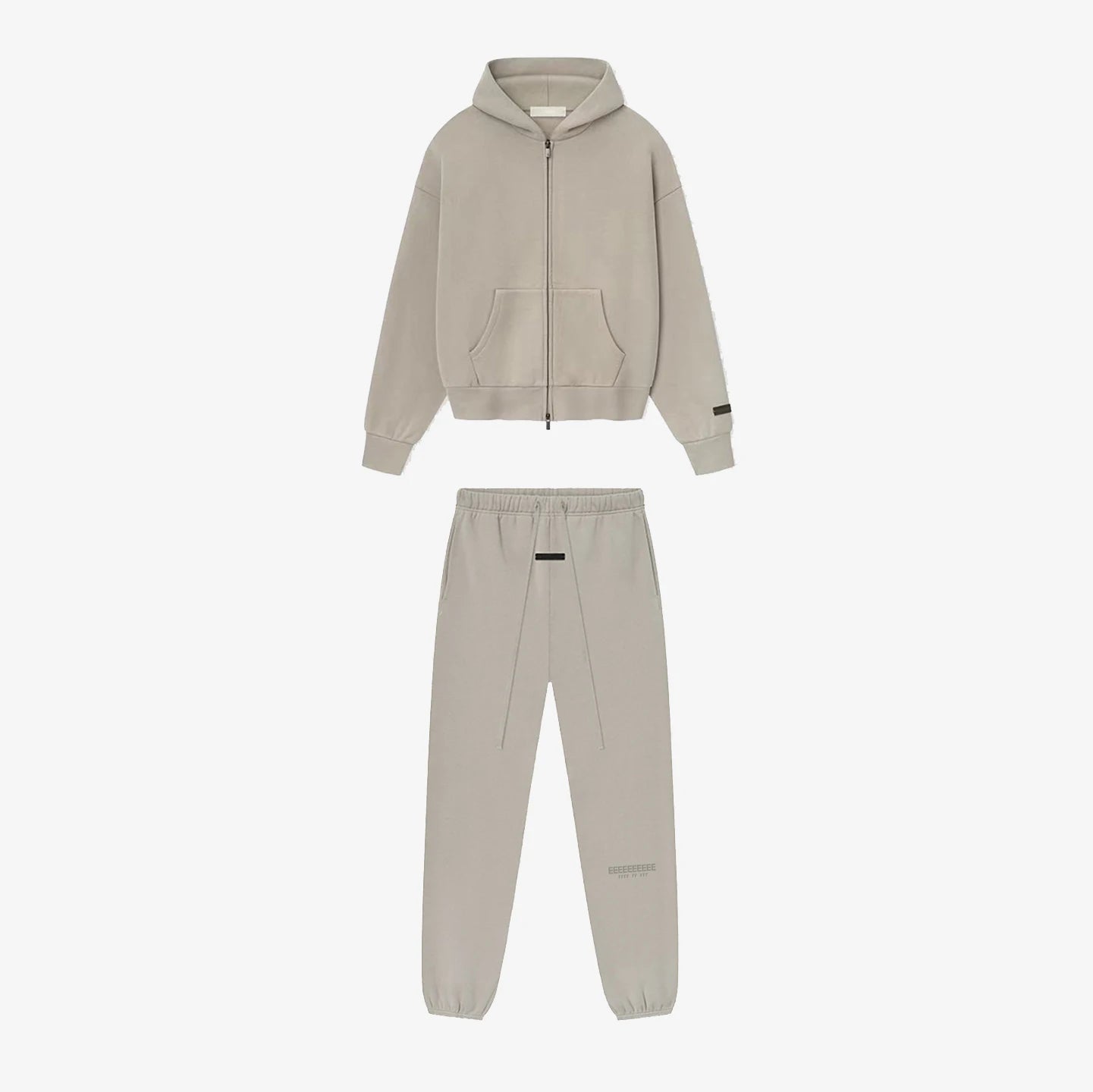 SS25 Double Line Vintage Hoodies Sets Men's Metallic Texture Letter Logo Pants Sets Luxury Design Men's Oversized Street Sets