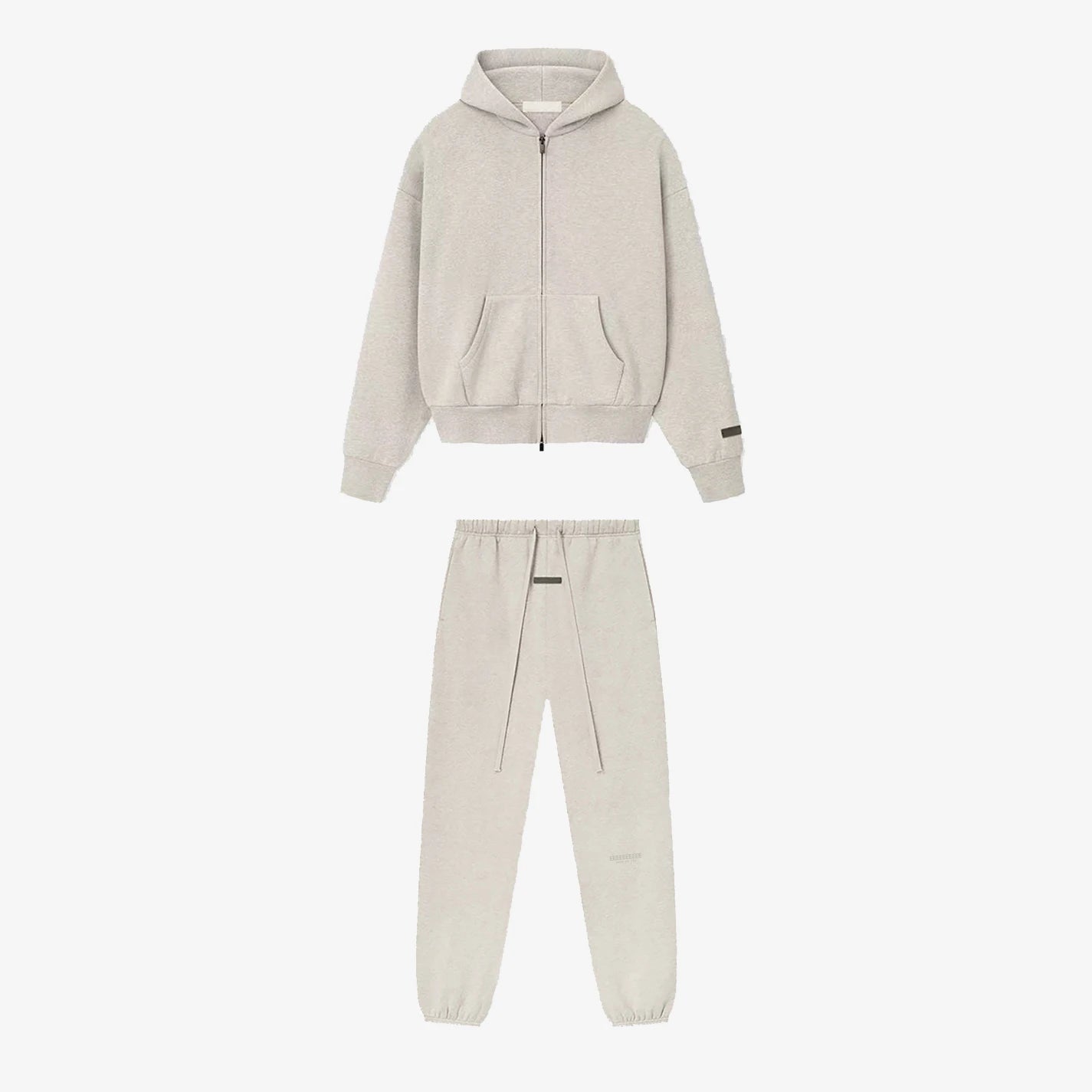SS25 Double Line Vintage Hoodies Sets Men's Metallic Texture Letter Logo Pants Sets Luxury Design Men's Oversized Street Sets