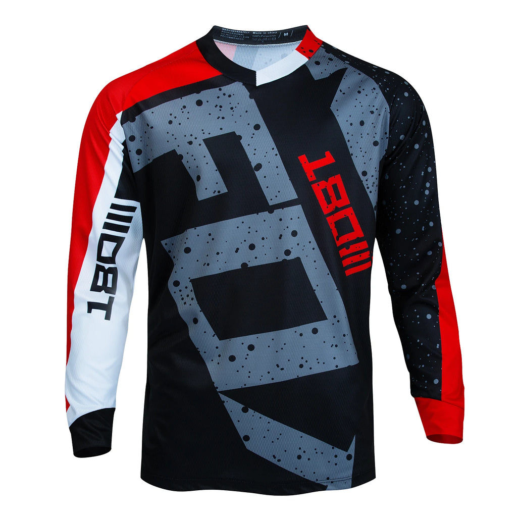 Outdoor Ride Sports Men's T Shirt Quick Dry Comfortable Top Fashion Motorcycle Clothing Autumn Casual O-neck Long Sleeve T-shirt
