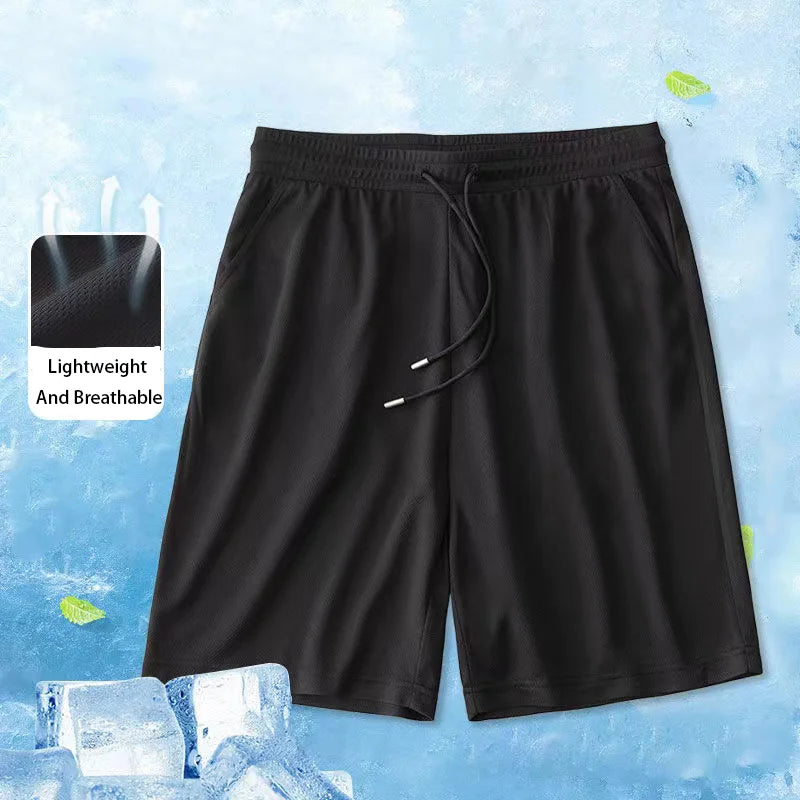 2026 Summer Men's Casual Basketball Set Two Piece Breathable Short Sleeve T-Shirt and Jogging Shorts Street Sportswear Thin